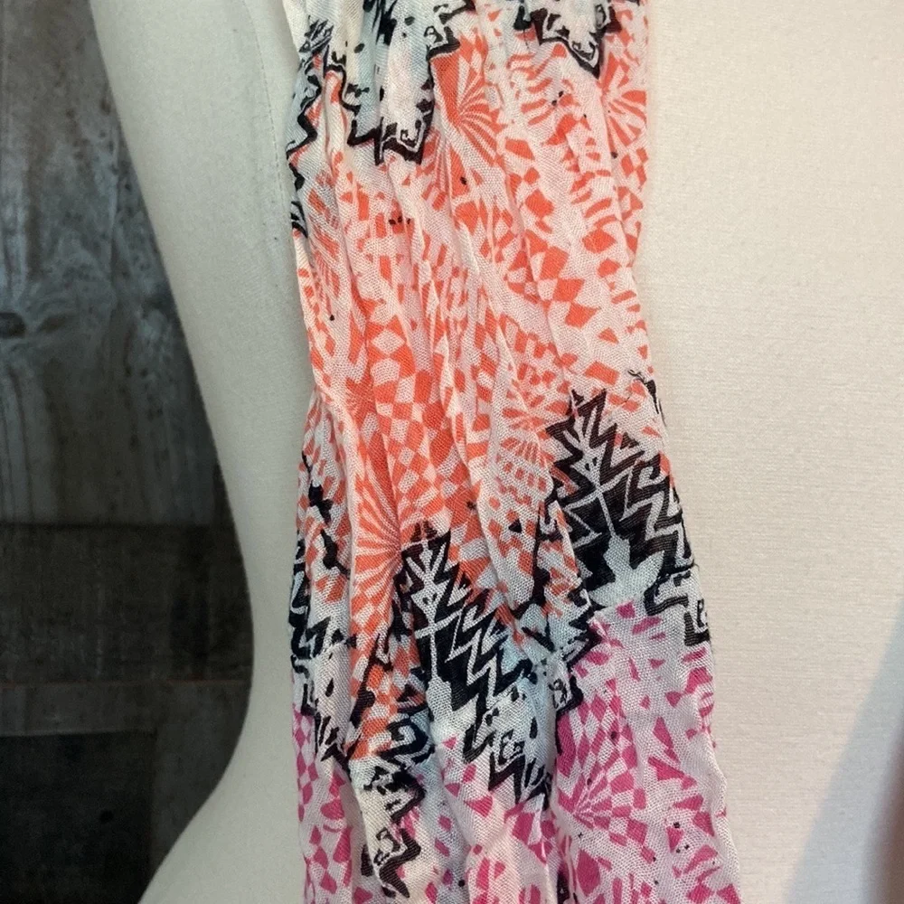 Boho chic chevron infinity scarf coastal cowgirl pastel feminine euro summer